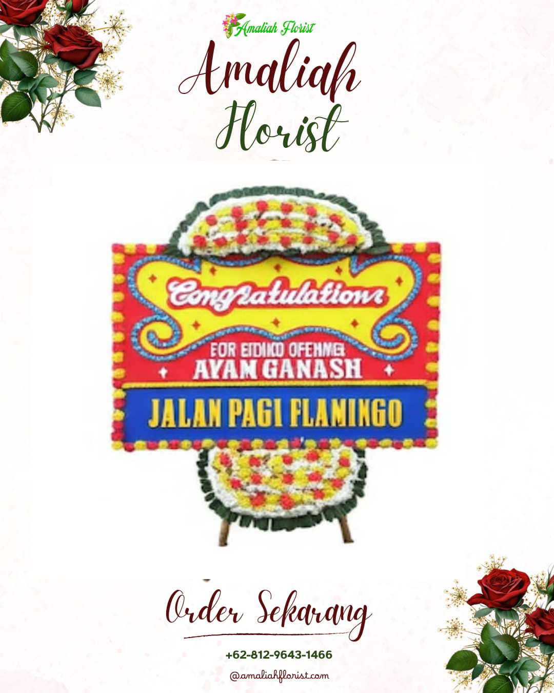 Sewa Papan Bunga Semanding